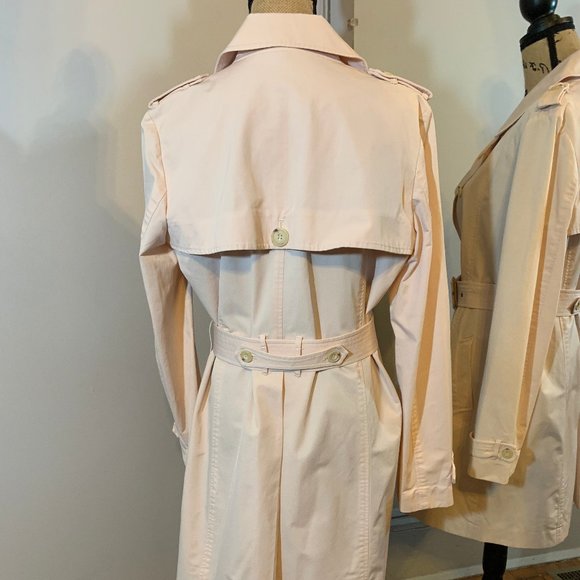 JOIE L Soft Sand Roussanne Trenchcoat Rain Jacket - Picture 7 of 8